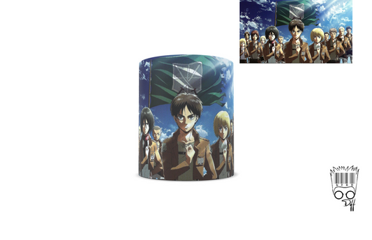 Attack on titan mug