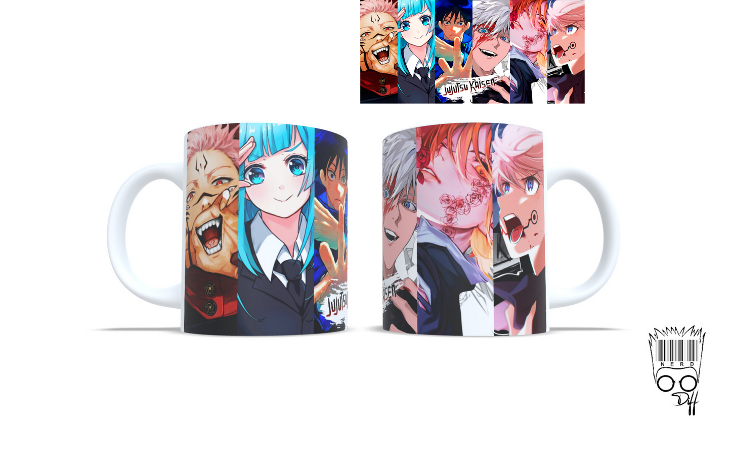 Custom Jujutsu Kaisen mug