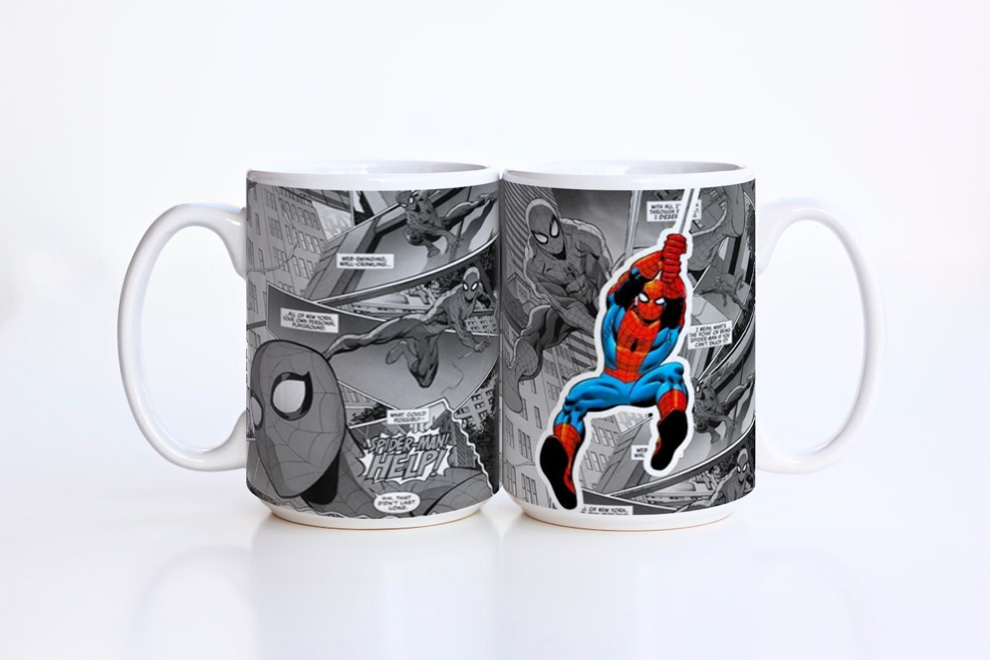 Marvel & DC Comics 2 Mug – Superhero Coffee Cup for Fans – Durable Ceramic with Iconic Designs