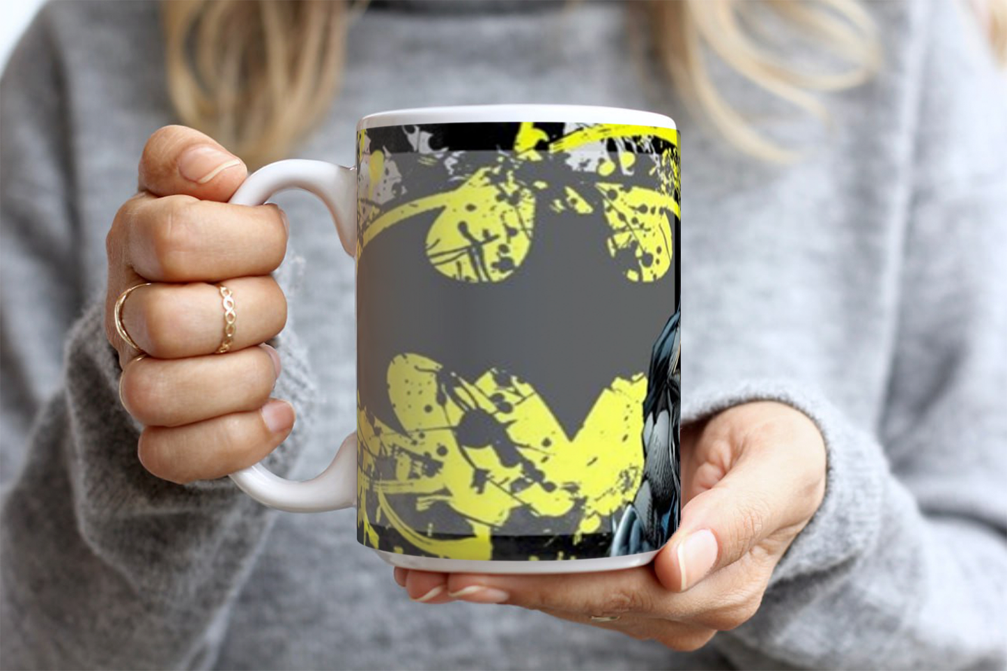 Marvel & DC Comics 4 Mug – Superhero Coffee Cup for Fans – Durable Ceramic with Iconic Designs