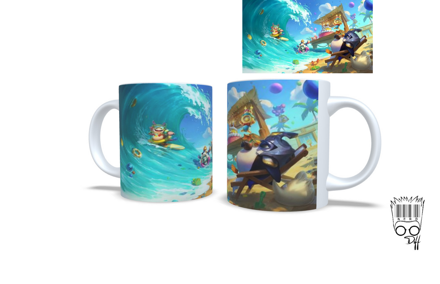 League of Legends pet summer custom mugs