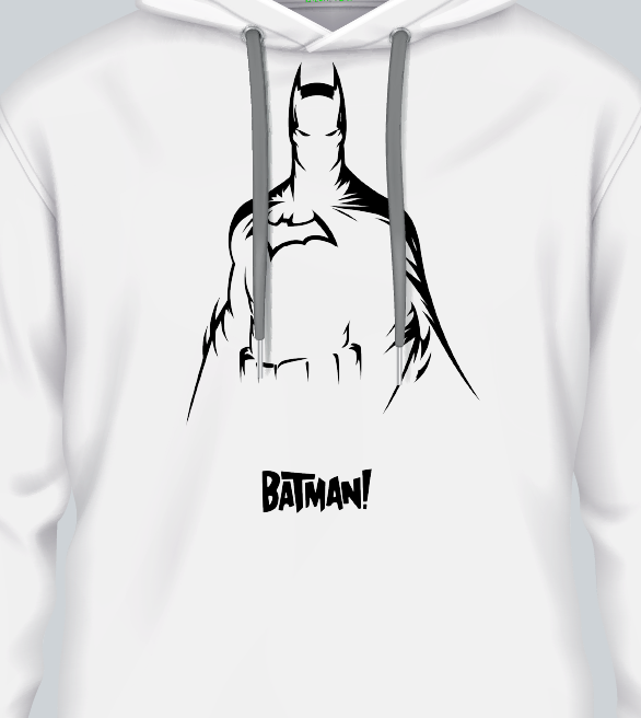 Batman 2 Hoodie – Superhero Pullover Sweatshirt for Men & Women