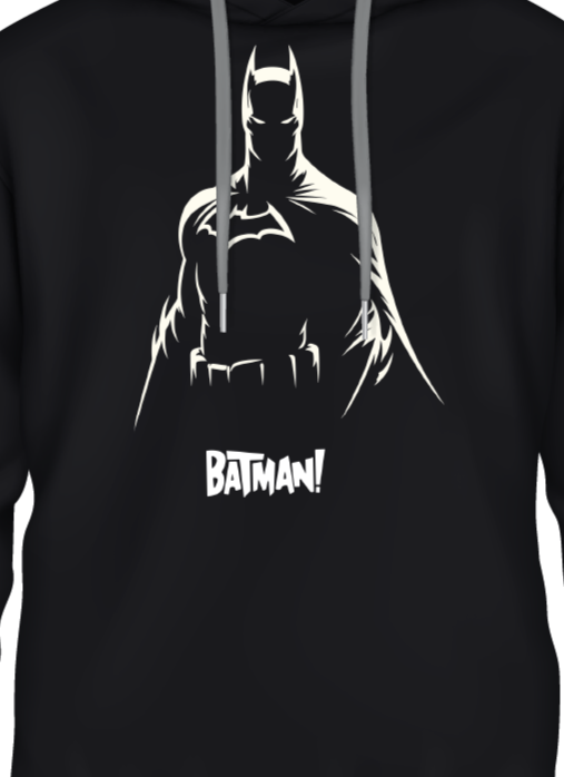 Batman 2 Hoodie – Superhero Pullover Sweatshirt for Men & Women