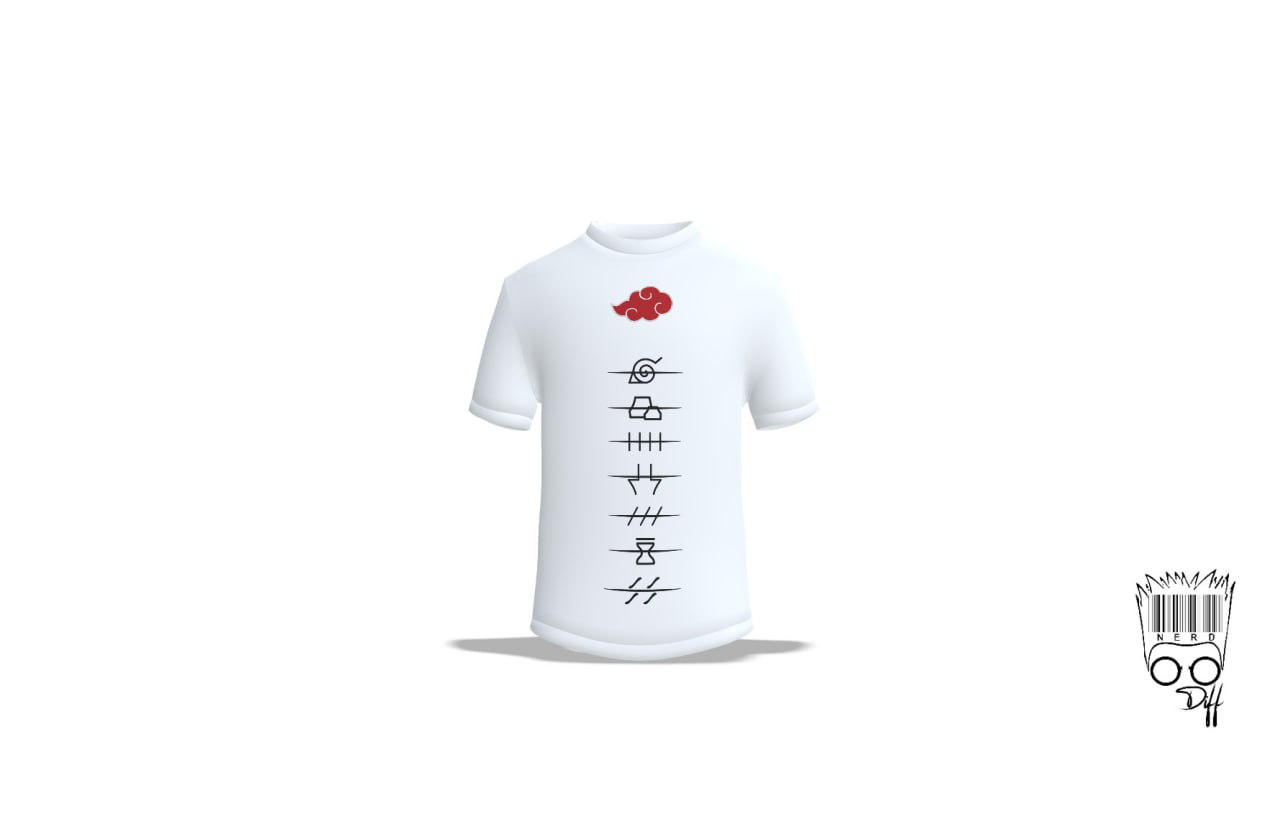 Custom Naruto Akatsuki t-shirt