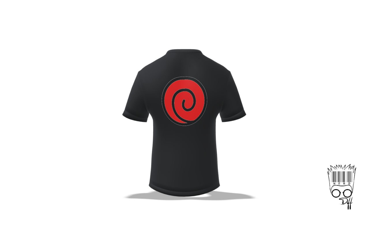 Custom Naruto Hokage Black t-shirt