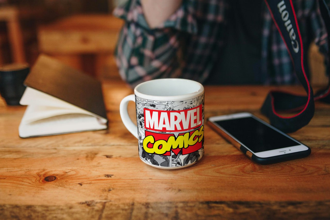 Marvel & DC Comics 1 Mug – Superhero Coffee Cup for Fans – Durable Ceramic with Iconic Designs