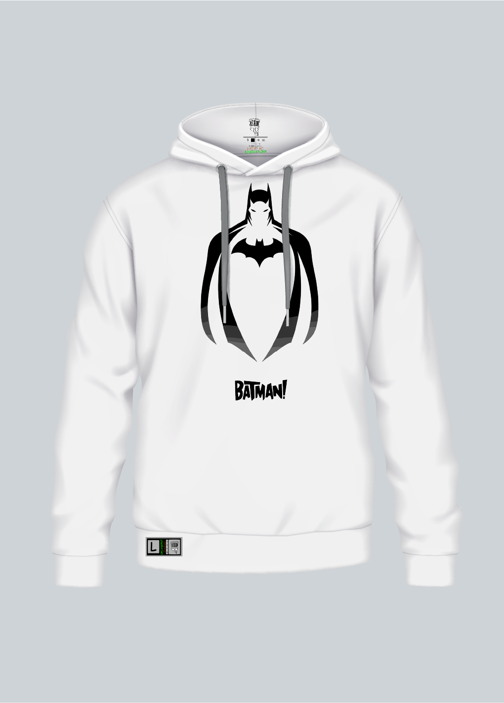 Batman 1 Hoodie – Superhero Pullover Sweatshirt for Men & Women